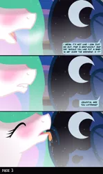 Size: 900x1512 | Tagged: suggestive, artist:anonymous, derpibooru import, princess celestia, princess luna, alicorn, pony, comic:stay with me sister, bath, blushing, butt licking, comic, dat butt, estrus, eyes closed, eyes on the prize, female, incest, lesbian, licking, lip bite, mare, meme, moonbutt, open mouth, panting, plot, princest, shipping, show accurate, show accurate porn, steam, tongue out, wet