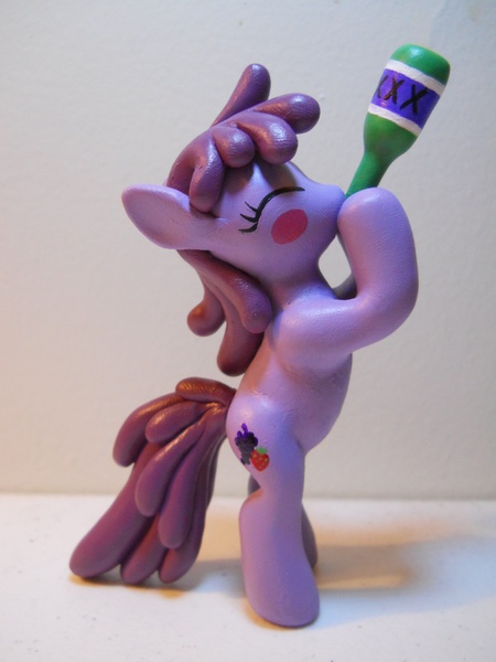 Size: 3240x4320 | Tagged: absurd resolution, alcohol, berry punch, berryshine, derpibooru import, drink, irl, photo, safe, sculpture