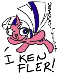 Size: 695x900 | Tagged: artist:aphexangel, derp, derpibooru import, g1, g1 to g4, generation leap, safe, solo, twilight sparkle