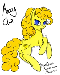 Size: 1280x1600 | Tagged: 30 minute art challenge, artist:prismdream, derpibooru import, food pony, macaroni and cheese, original species, ponified, safe