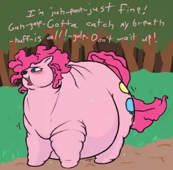 Size: 368x361 | Tagged: artist:stonershy, derpibooru import, fat, morbidly obese, obese, piggy pie, pinkie pie, pudgy pie, safe