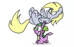 Size: 1650x1047 | Tagged: safe, artist:epulson, derpibooru import, derpy hooves, spike, pegasus, pony, female, male, mare