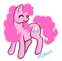 Size: 313x306 | Tagged: safe, artist:puddyrama, derpibooru import, pinkie pie, earth pony, pony, solo