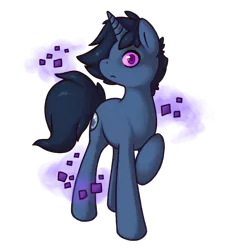Size: 846x929 | Tagged: artist needed, derpibooru import, enderman, endermare, enderpony, minecraft, ponified, safe, simple background, solo, source needed, transparent background