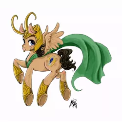 Size: 720x720 | Tagged: artist:dragonnova, derpibooru import, loki, ponified, safe