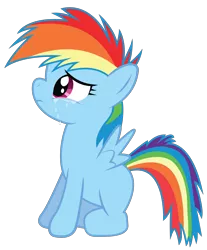 Size: 3165x3815 | Tagged: artist:bigccv, crying, derpibooru import, filly, high res, rainbow dash, sad, safe