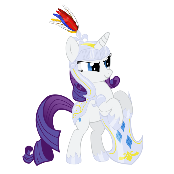 Size: 3000x3000 | Tagged: armor, armorarity, artist:azure-vortex, derpibooru import, glare, high res, leaning, rarity, safe, shield, simple background, smiling, solo, transparent background, vector