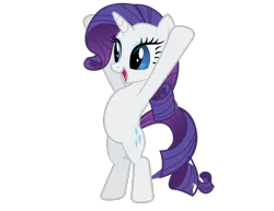 Size: 792x612 | Tagged: safe, artist:quanno3, derpibooru import, rarity, pony, bipedal, simple background, svg, transparent background, vector