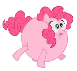 Size: 900x827 | Tagged: artist:bl1ghtmare, balloon, balloonie pie, derpibooru import, feeling pinkie keen, inflation, pinkie pie, safe, simple background, solo, transparent background, vector