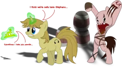 Size: 680x382 | Tagged: amnesia the dark descent, crossover, derpibooru import, pewdiepie, ponified, safe, stephano, the bro