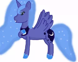 Size: 1000x800 | Tagged: safe, artist:hawkfrost050, derpibooru import, princess luna, princess, simple background, solo