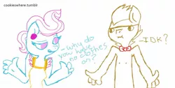 Size: 1280x647 | Tagged: 30 minute art challenge, anthro, artist:cookieswhere, cup cake, derpibooru import, doctor whooves, safe, time turner
