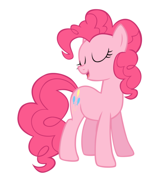 Size: 900x971 | Tagged: artist:bl1ghtmare, derpibooru import, pinkie pie, safe, simple background, solo, transparent background, vector