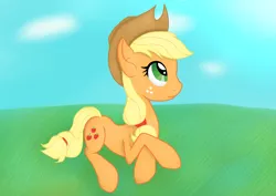 Size: 3507x2480 | Tagged: safe, artist:sidhenearlahi, derpibooru import, applejack, earth pony, pony, high res, solo