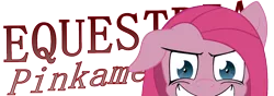 Size: 1000x350 | Tagged: artist:agnara, banner, derpibooru import, equestria daily, evil grin, floppy ears, pinkamena diane pie, pinkie pie, safe