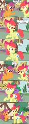 Size: 1024x4253 | Tagged: apple bloom, apple bloom is not amused, artist:aleximusprime, comic, comic sans, cutie mark, derpibooru import, fake cutie mark, gem, safe, scootaloo, spike, unamused