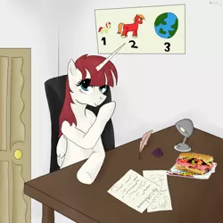 Size: 1500x1500 | Tagged: derpibooru import, edit, lauren faust, oc, oc:fausticorn, safe, subway, unofficial characters only