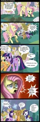 Size: 811x2436 | Tagged: applejack, artist:musapan, comic, derpibooru import, fanfic:cupcakes, fluttershy, rarity, safe, spanish, translation, twilight sparkle