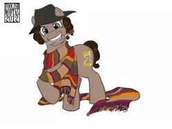 Size: 900x675 | Tagged: artist:lissa-quon, derpibooru import, doctor who, fourth doctor, ponified, safe