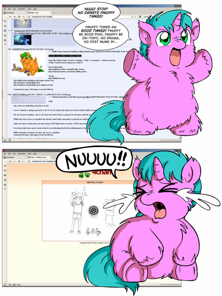 Size: 900x1200 | Tagged: 4chan, artist:marcusmaximus, derpibooru import, fluffy pony, meta, /mlp/, safe