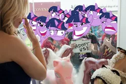 Size: 800x533 | Tagged: brony, derpibooru import, disappointed, edit, facepalm, faic, fanboy, fanboys, human, irl, meme, photo, rage face, safe, tara strong, twilight sparkle