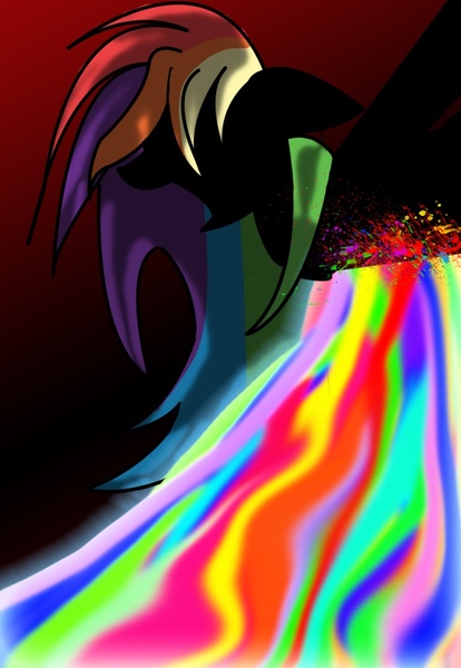 Size: 800x1160 | Tagged: artist:pinkanon, derpibooru import, grimdark, grotesque, rainbow dash