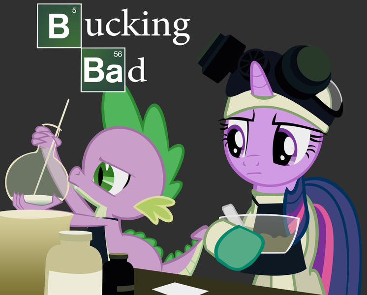 Size: 1600x1287 | Tagged: artist:gen-jack-oneill, breaking bad, derpibooru import, parody, safe, spike, twilight sparkle