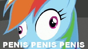 Size: 300x168 | Tagged: animated, dead source, derpibooru import, funny, funny as hell, mission hill, penis, questionable, rainbow dash, sh-pony, talking, wat, youtube link