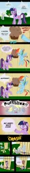 Size: 634x3635 | Tagged: safe, artist:musapan, derpibooru import, derpy hooves, rainbow dash, twilight sparkle, pegasus, pony, comic, ed edd n eddy, female, floss your ed, mare, parody