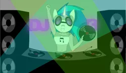 Size: 1723x1000 | Tagged: artist needed, belly button, clothes, deadmau5, derpibooru import, female, human, humanized, mask, safe, solo, source needed, vinyl scratch