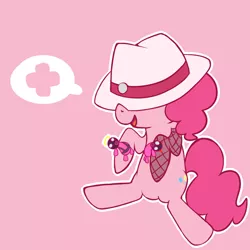 Size: 500x500 | Tagged: artist:pinkieinprivate, derpibooru import, hat, pinkie pie, pyro, safe, team fortress 2