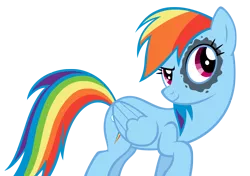 Size: 1777x1248 | Tagged: artist:xioade, black eye, derpibooru import, pranked, rainbow dash, safe, simple background, transparent background, vector