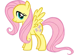 Size: 900x635 | Tagged: safe, artist:chromadancer, derpibooru import, fluttershy, pegasus, pony, female, mare, simple background, smiling, solo, spread wings, transparent background, wings