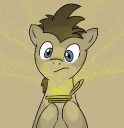 Size: 358x371 | Tagged: artist:theoreticalquestion, derpibooru import, doctor who, doctor whooves, john smith, safe, simple background, solo, time turner