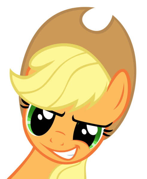 Size: 2000x2443 | Tagged: applejack, artist:xioade, derpibooru import, grin, high res, safe, simple background, transparent background, vector