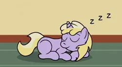 Size: 1096x610 | Tagged: artist:gogglesparks, derpibooru import, dinky hooves, safe, sleeping, zzz