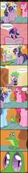 Size: 1024x6185 | Tagged: artist:wildtiel, comic, derpibooru import, gummy, pinkie pie, ponyville confidential, rainbow dash, safe, spike, tenso, twilight sparkle