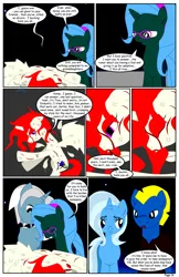 Size: 792x1224 | Tagged: artist:dekomaru, comic, comic:the greatest gift, derpibooru import, oc, oc:hazel lulamoon, oc:iniduoh, oc:the detective, oc:venus, safe, unofficial characters only, what happens in haygas