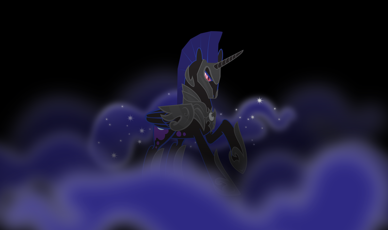 Size: 6615x3918 | Tagged: absurd resolution, artist:trotsworth, darkhorse knight, derpibooru import, nightmare moon, rule 63, safe