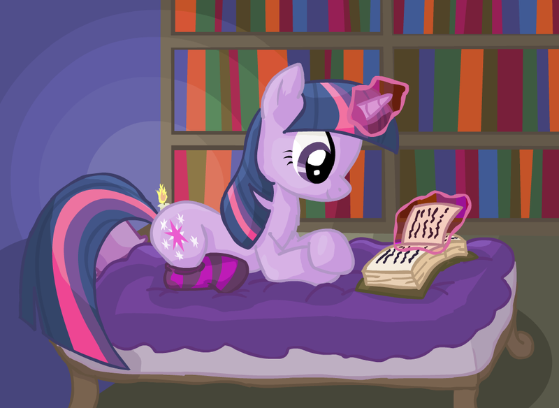 Size: 1045x763 | Tagged: artist:poniesandsocks, clothes, derpibooru import, reading, safe, socks, solo, striped socks, twilight sparkle