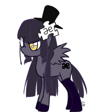 Size: 461x473 | Tagged: ae-tan, clothes, derpibooru import, encyclopedia dramatica, hat, monocle, monocle and top hat, ponified, safe, socks, stockings, top hat