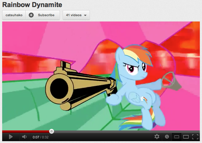 Size: 654x466 | Tagged: animated, black dynamite, crossover, derpibooru import, parody, rainbow dash, safe, youtube