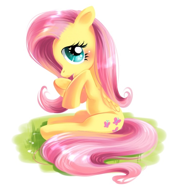 Size: 705x764 | Tagged: safe, artist:fantazyme, derpibooru import, fluttershy, pegasus, pony, g4, cute, female, heart, heart eyes, image, jpeg, mare, shyabetes, solo, wingding eyes