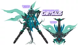 Size: 1544x891 | Tagged: artist:terry, crossover, decepticon, derpibooru import, gunship, queen chrysalis, safe, transformers