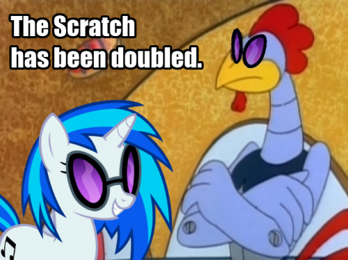 Size: 500x374 | Tagged: adventures of sonic the hedgehog, artist needed, crossover, derpibooru import, edit, edited screencap, safe, scratch (aosth), screencap, sonic the hedgehog (series), source needed, vinyl scratch