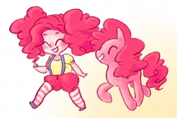 Size: 702x469 | Tagged: safe, artist:isthatwhatyoumint, derpibooru import, pinkie pie, pony, human ponidox, humanized