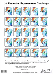 Size: 1280x1810 | Tagged: 25 expressions, artist:ratchethun, derpibooru import, expressions, facial expressions, rainbow dash, safe