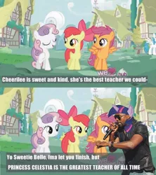 Size: 500x562 | Tagged: apple bloom, comic, derpibooru import, imma let you finish, kanye interrupts, kanye west, meme, safe, scootaloo, sweetie belle, twilight sparkle