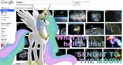 Size: 1332x710 | Tagged: celestia (program), derpibooru import, google, princess celestia, safe, solo