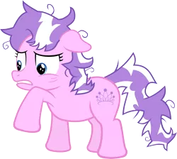 Size: 6689x6000 | Tagged: safe, artist:metatiara, derpibooru import, diamond tiara, pony, absurd resolution, missing accessory, simple background, solo, tiarabuse, transparent background, vector